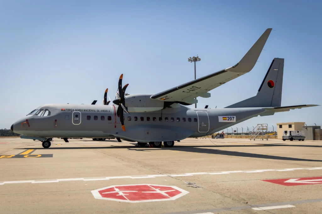 Airbus delivers first of three C295 aircraft to Angola Airbus delivers first of three C295 aircraft to Angola