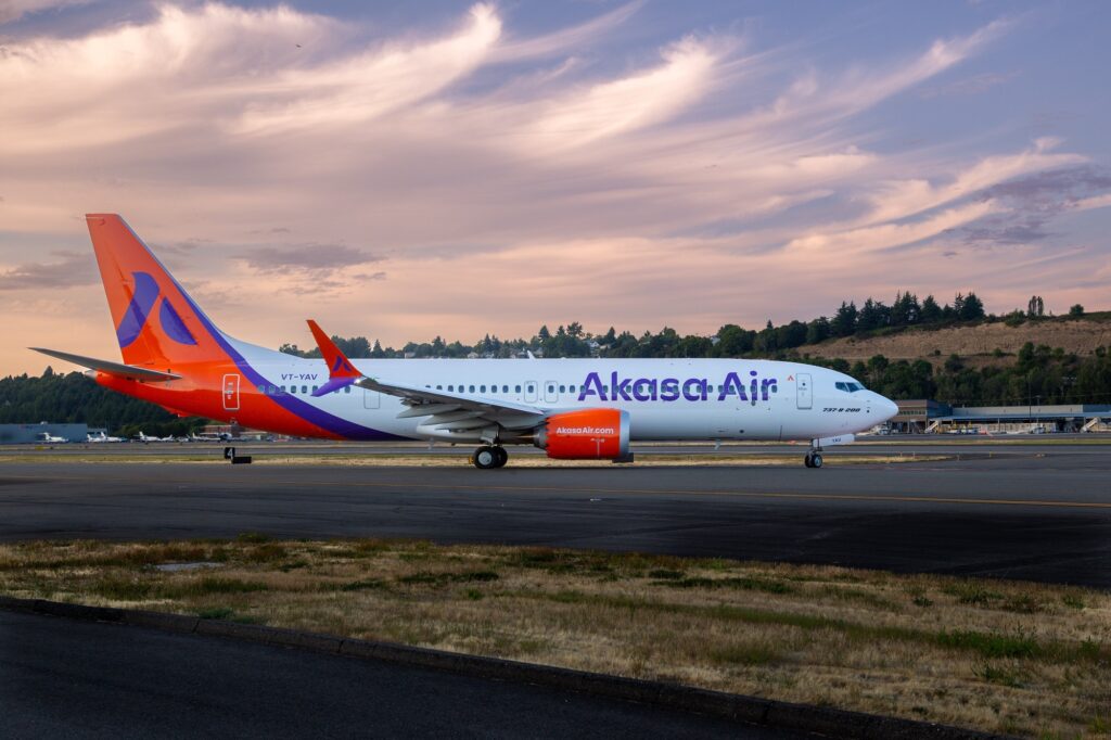 Akasa Air has joined a unique club, with the airline becoming the first non-Ryanair airline to operate the Boeing 737 MAX-8-200