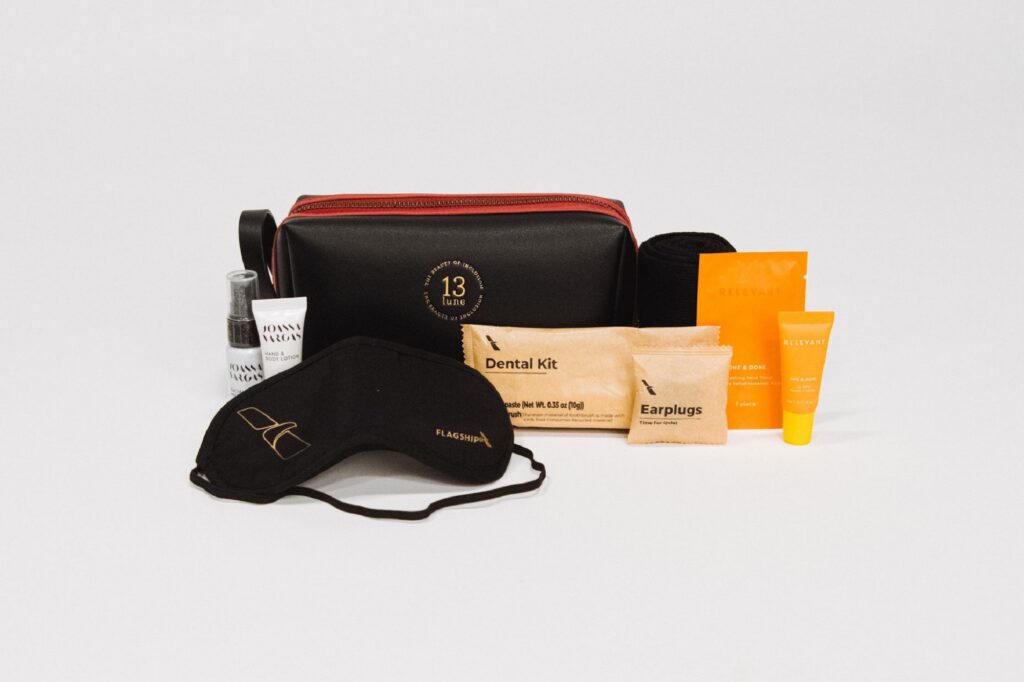 American Airlines Limited Edition Thirteen Lune Flagship First Class Amenity Kit
