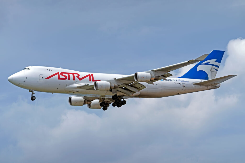 Astral Aviation, Boeing 747-48EF TF-AMU