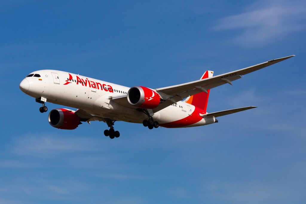Avianca Boeing 787 Dreamliner landing at Barcelona El Prat Airport BCN Following months long saga which included Viva Air suspending its operations Colombias Aerocivil approved the Avianca and Viva Air merger