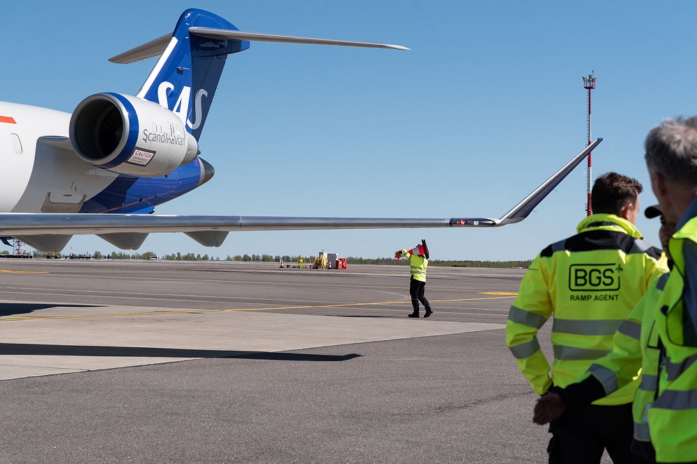 BGS ir SAS pirmasis skrydis BGS ir SAS pirmasis skrydis