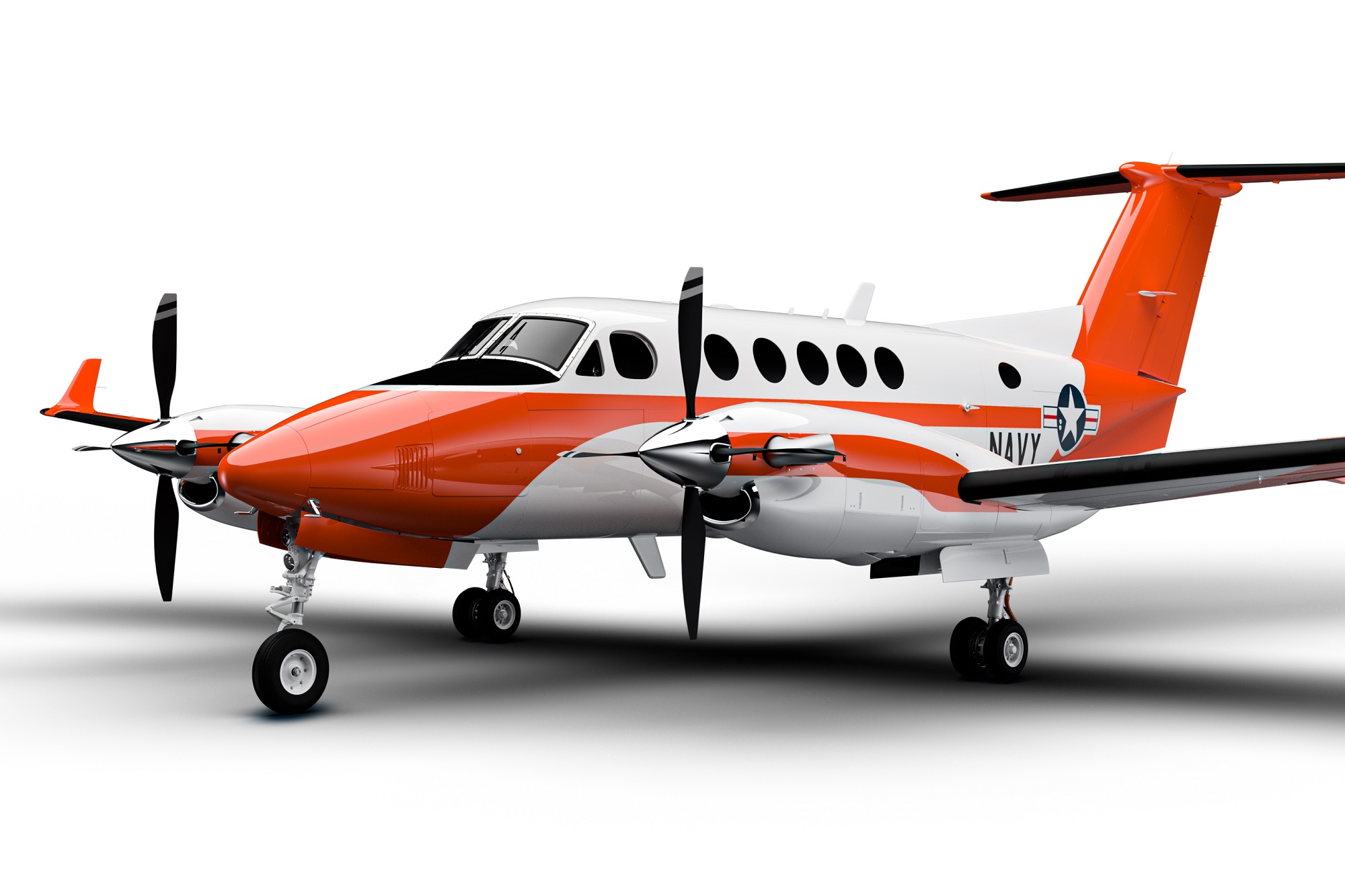 Beechcraft King Air 260 commercial aircraft will be used by the US Navy for training