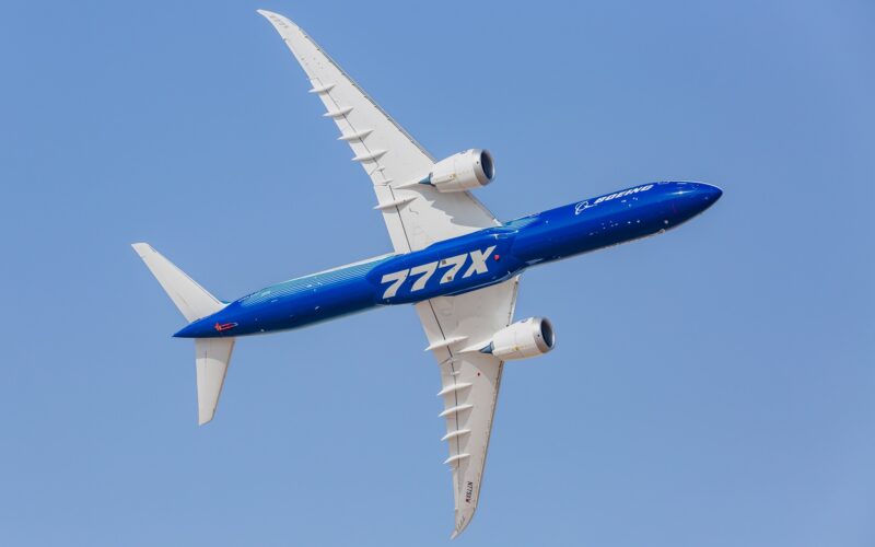 Boeing quietly stretched the 777X-8