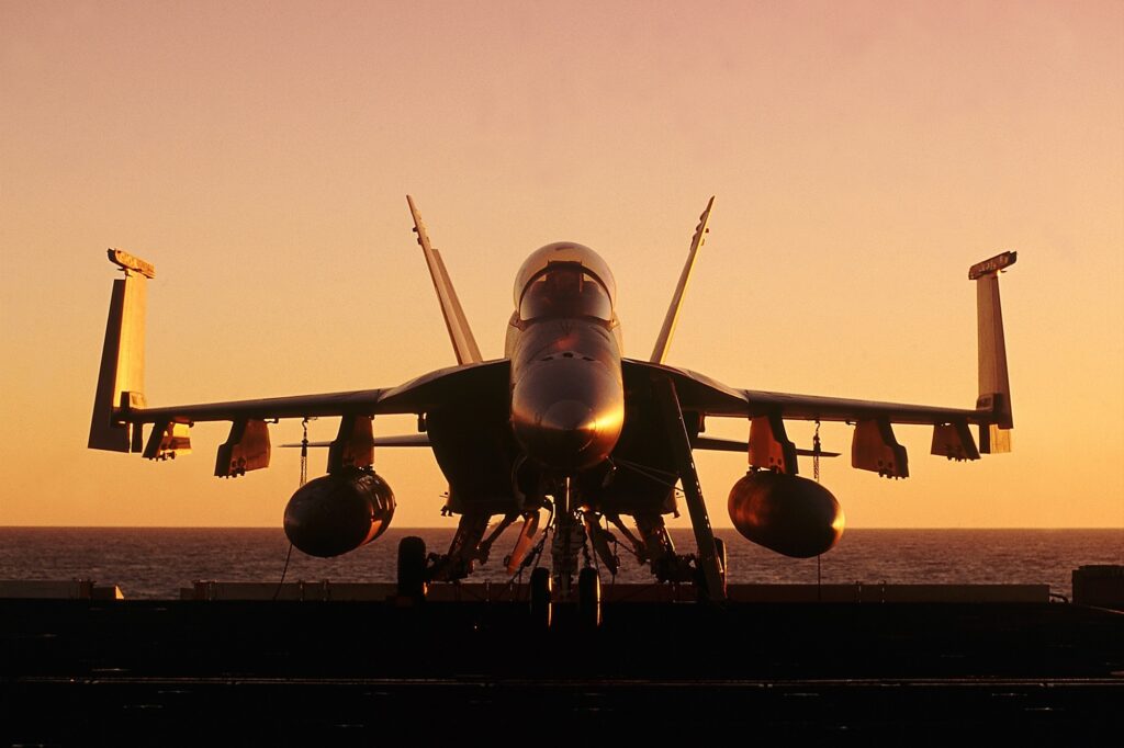 Boeing FA-18E fighter jet