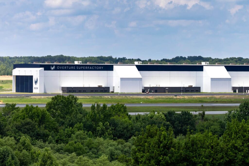 Boom Overture Superfactory