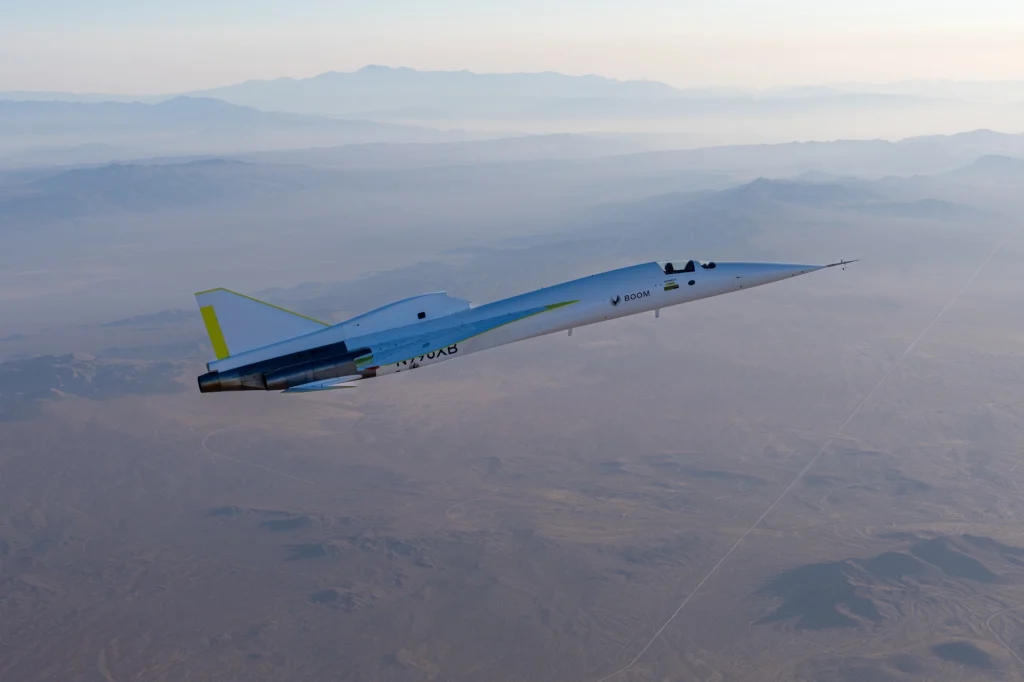 Boom Supersonic XB 1 demonstrator second flight Boom Supersonic XB-1 demonstrator second flight