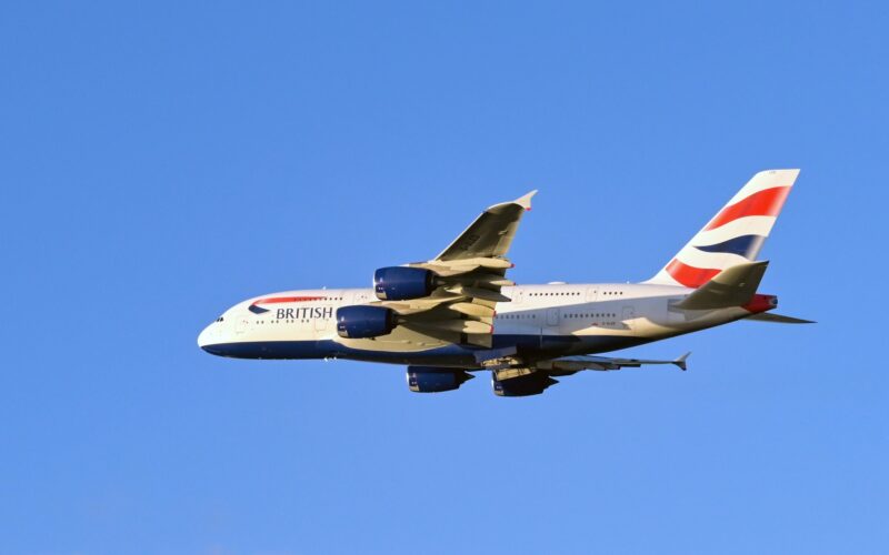 British Airways A380 G-XLED