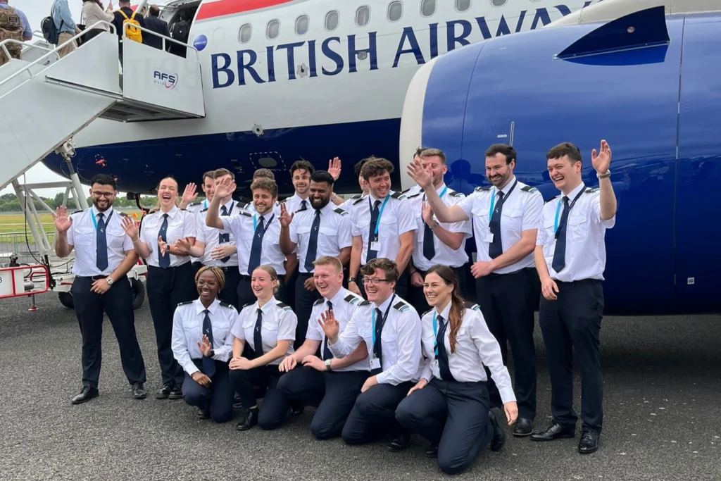 British Airways Speedbird program cadets British Airways Speedbird program cadets