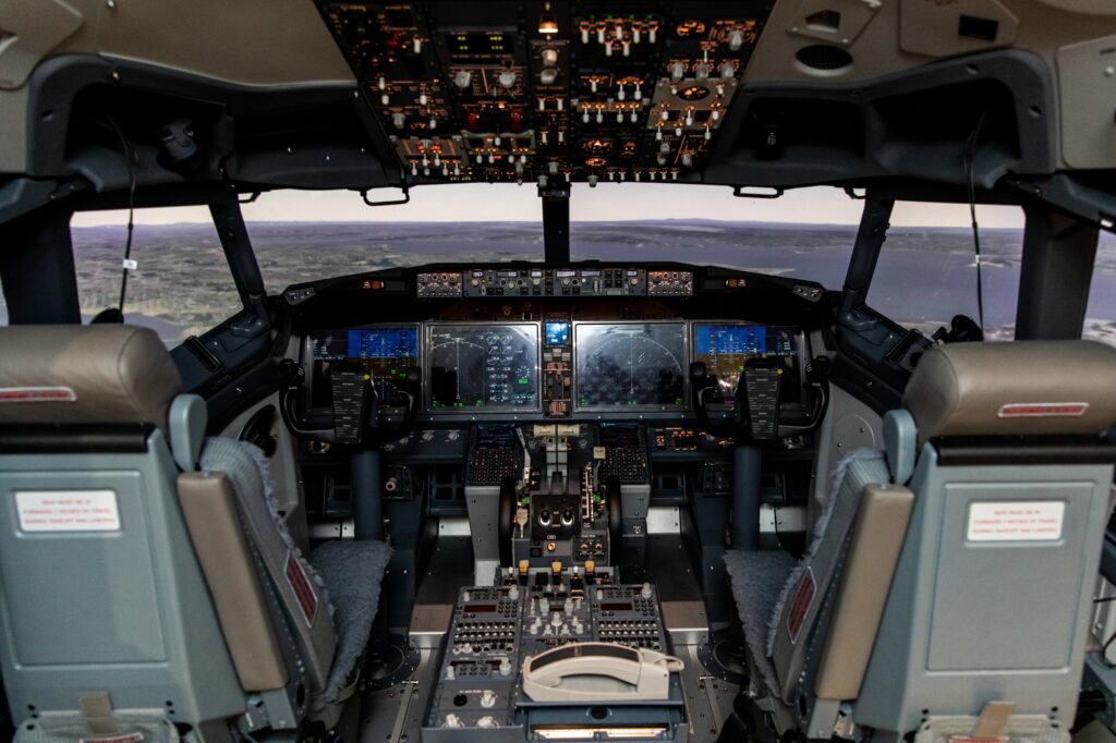 CAE Boeing 737 MAX full flight simulator