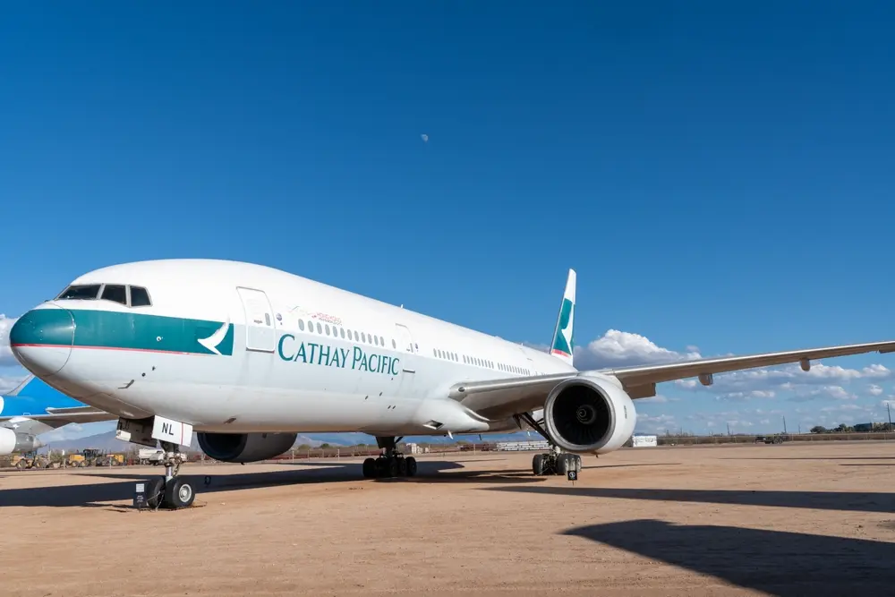 Tucson,,Arizona,-,December,21,,2023:,An,Cathay,Pacific,Airplane