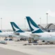 Hong,Kong,,May,27,,2023,,Cathay,Pacific,Airline,Airplane,Grounded