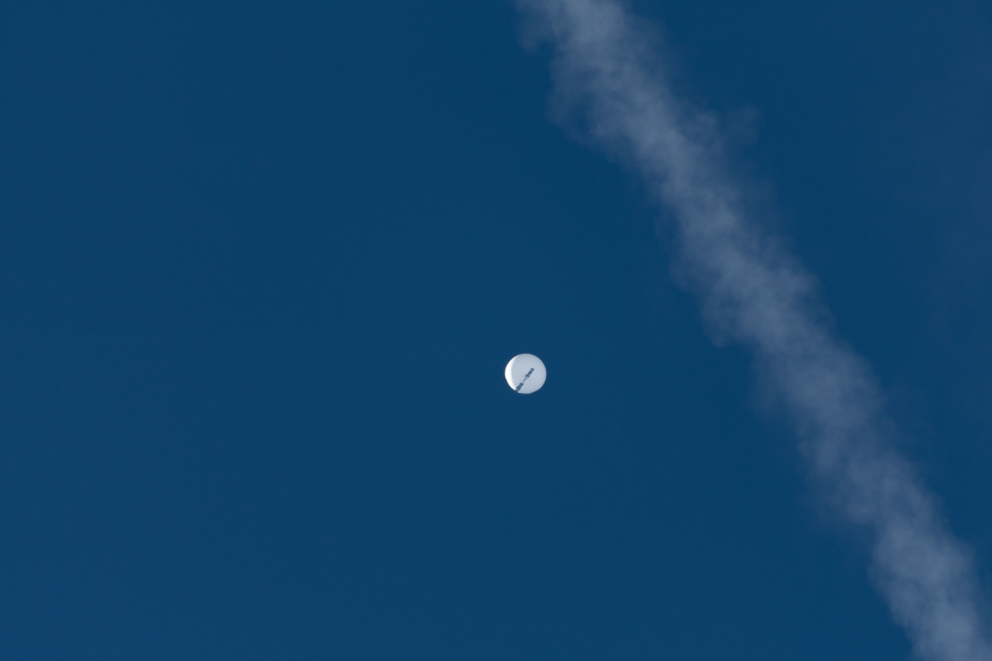 Chinese spy balloon over South Carolina