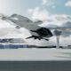 CityAirbus NextGen Airbus eVTOL in flight render