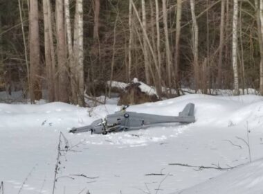 Crashed UJ-22 near Moshow