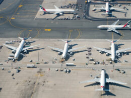 Dubai,,Uae,-,Apr,7:,Planes,At,Dubai,Airport,On