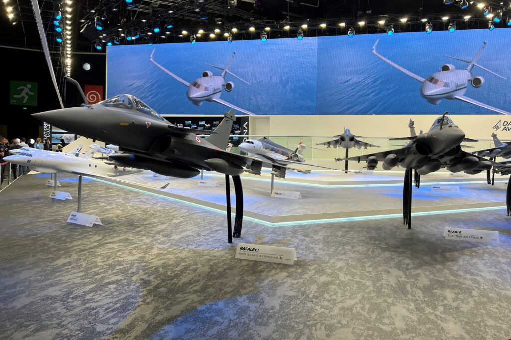 Dassault Aviation stand at Le Bourget 2023