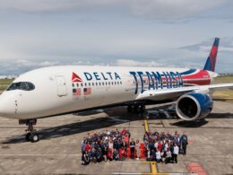Delta A350 Team USA livery