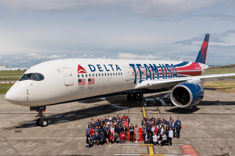 Delta A350 Team USA livery