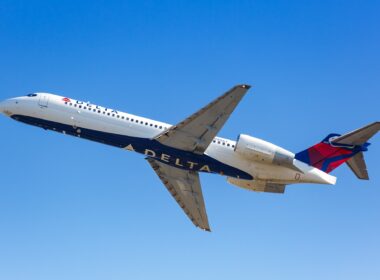 A video showed a Delta Air Lines Boeing 717 leaking fuel upon departure from Charlotte