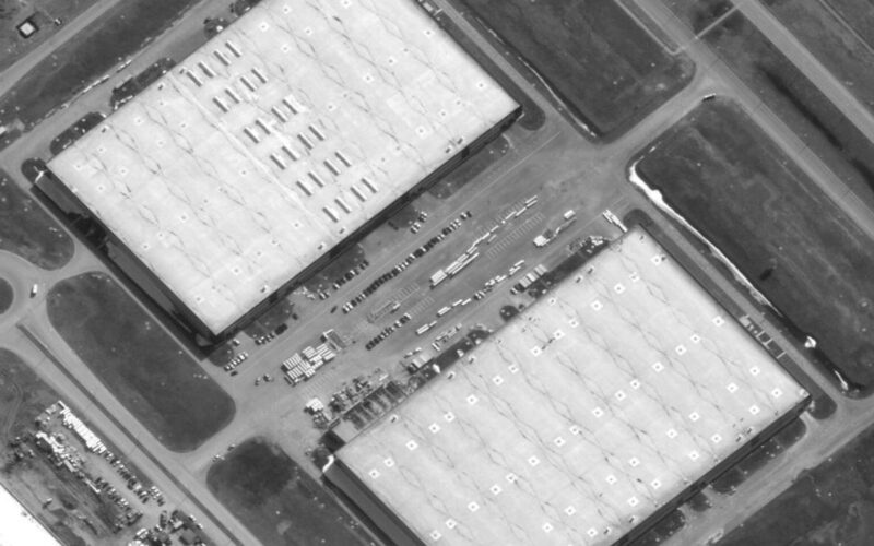Satellite picture of alleged drone factory in Special Economic Zone "Alabuga