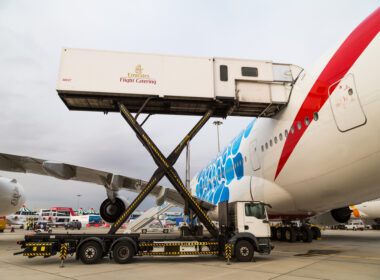 Dubai,,Uae,-,November,21,,2019:,Loading,Onboard,Food,Into