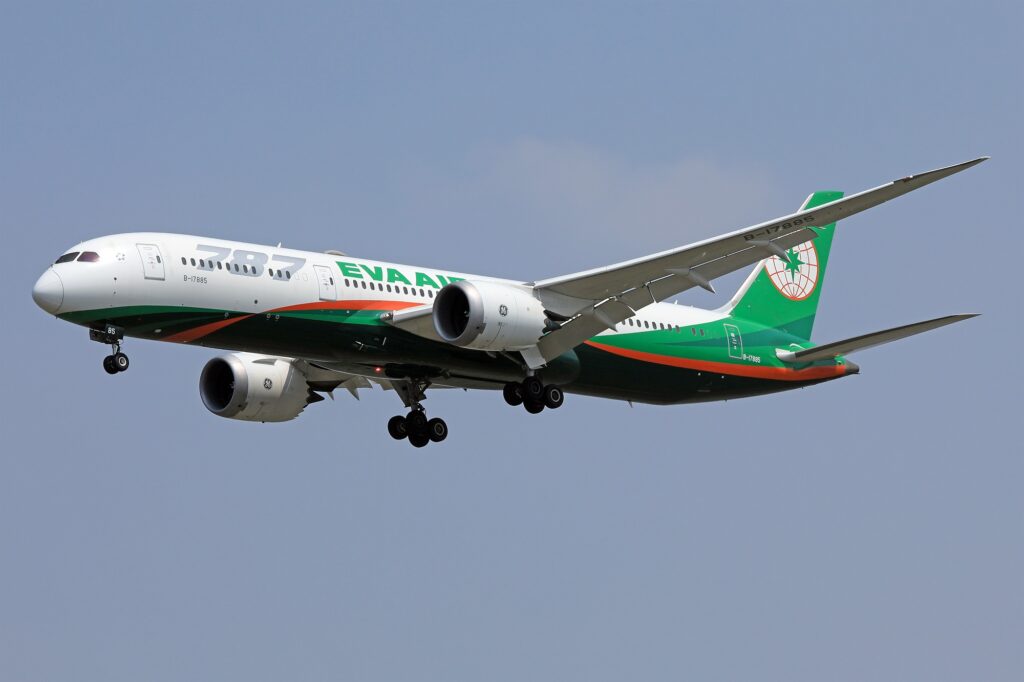 EVA Air has purchased five Boeing 787-9s