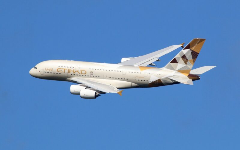 Etihad Airways' Airbus A380 returned to service with its flight to London Heathrow Airport (LHR)