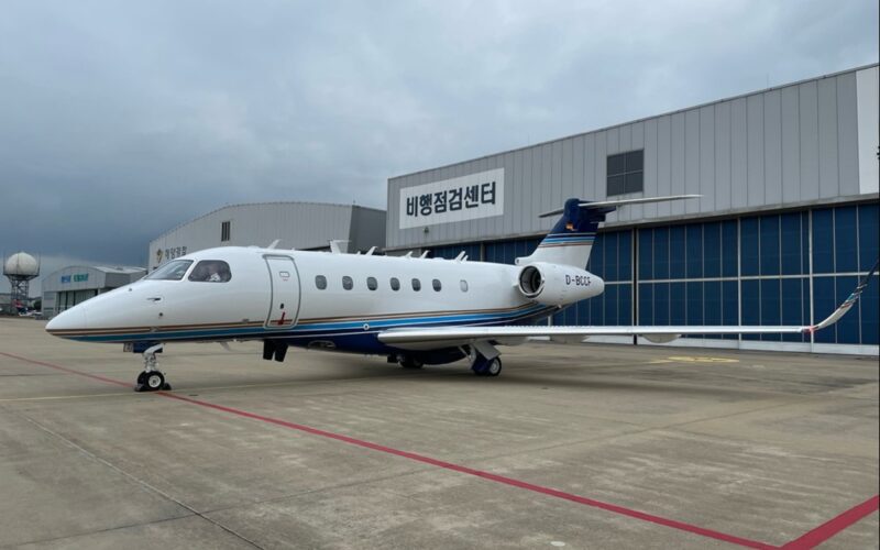 Embraer Praetor 600 Aircraft delivered to South Korea