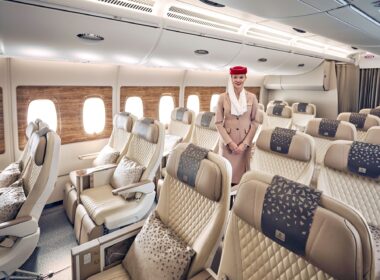 Emirates A380 premium economy Melbourne