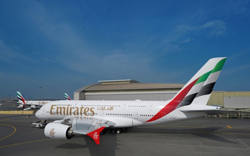 Emirates unveiled the third evolution of its livery