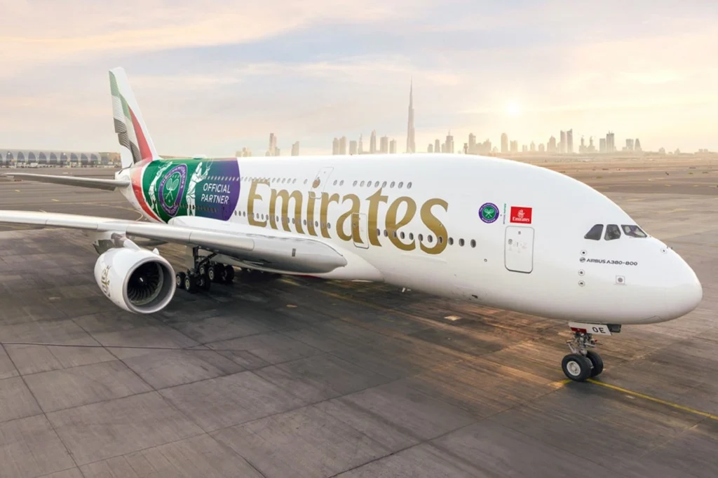 Emirates Airbus A380 Wimbledon Emirates Airbus A380 Wimbledon