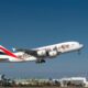 An Emirates Airbus A380 was reportedly damaged by a drone upon landing at Nice Airport NCE