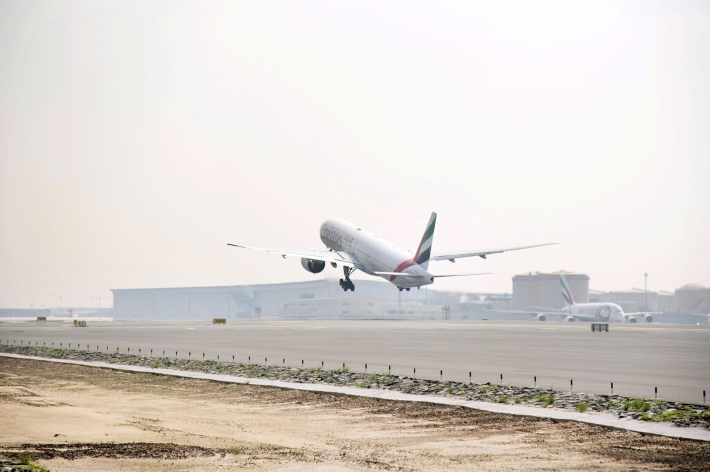 Emirates operated a test flight with 100% Sustainable Aviation Fuel (SAF)