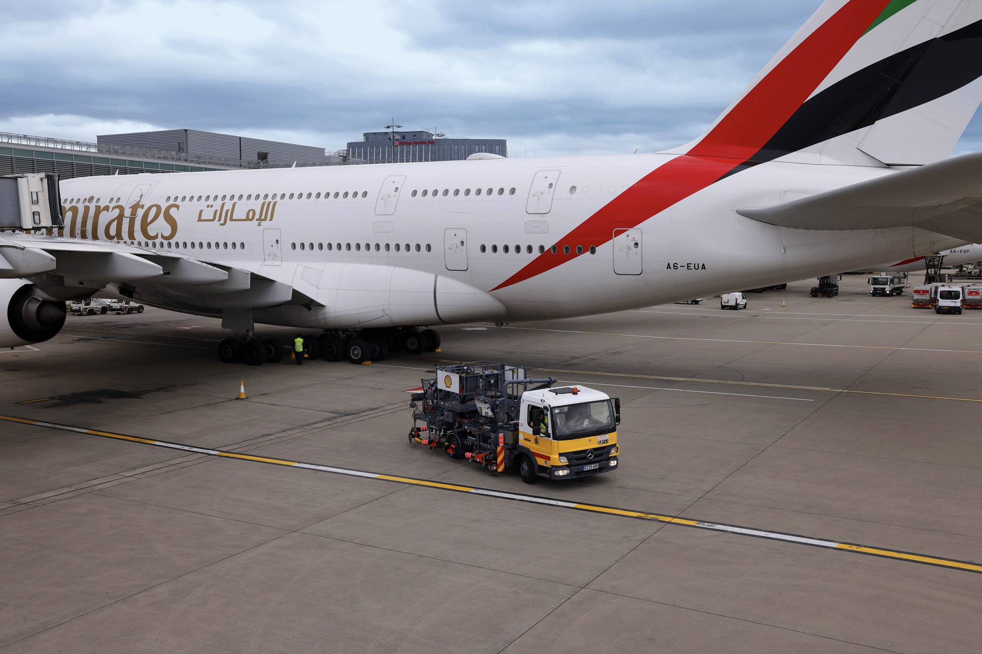 Emirates flights depart Heathrow Airport powered by SAF - Vimarsana News