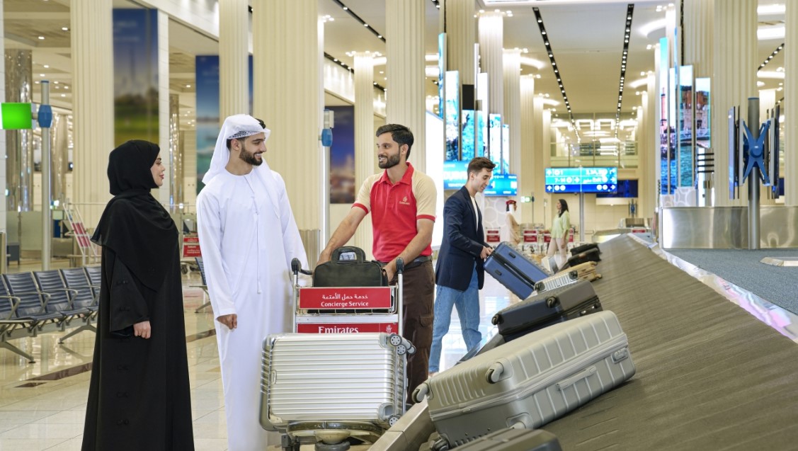 Emirates' busiest winter for baggage with 99.9 success