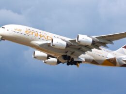 Etihad Airways A380 aircraft