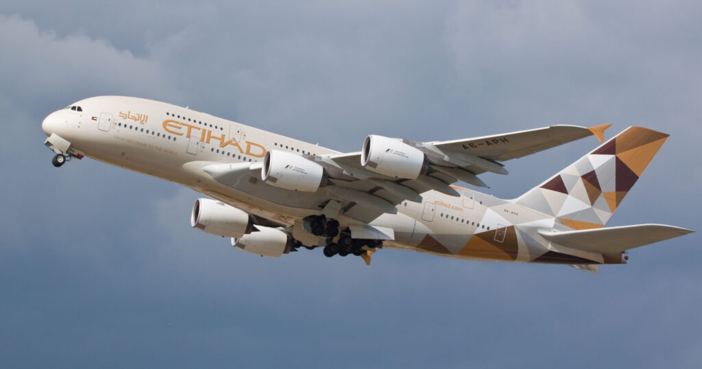 Etihad Airways Airbus A380-861