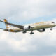 Etihad Airways, Boeing 787 Dreamliner coming in to land