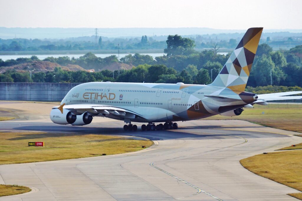 Etihad Airways second Airbus A380 has returned to active service with flights to LHR