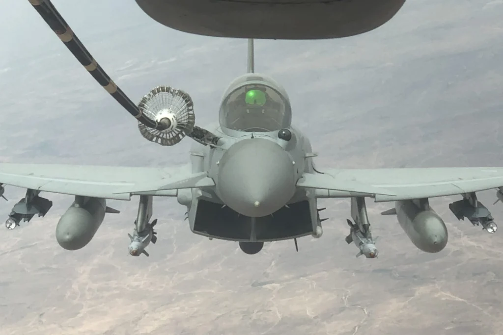 Eurofighter Typhoon equipped with Brimstone missile Eurofighter Typhoon equipped with Brimstone missile