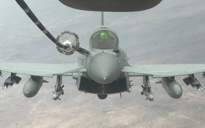 Eurofighter Typhoon equipped with Brimstone missile