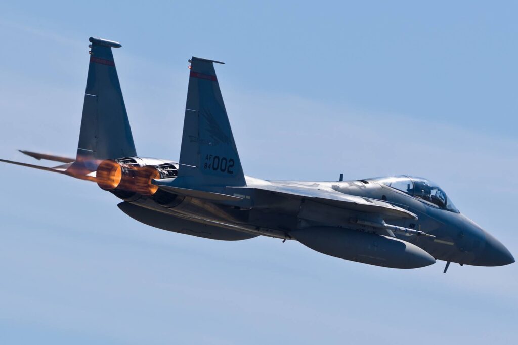 F-15 full afterburner