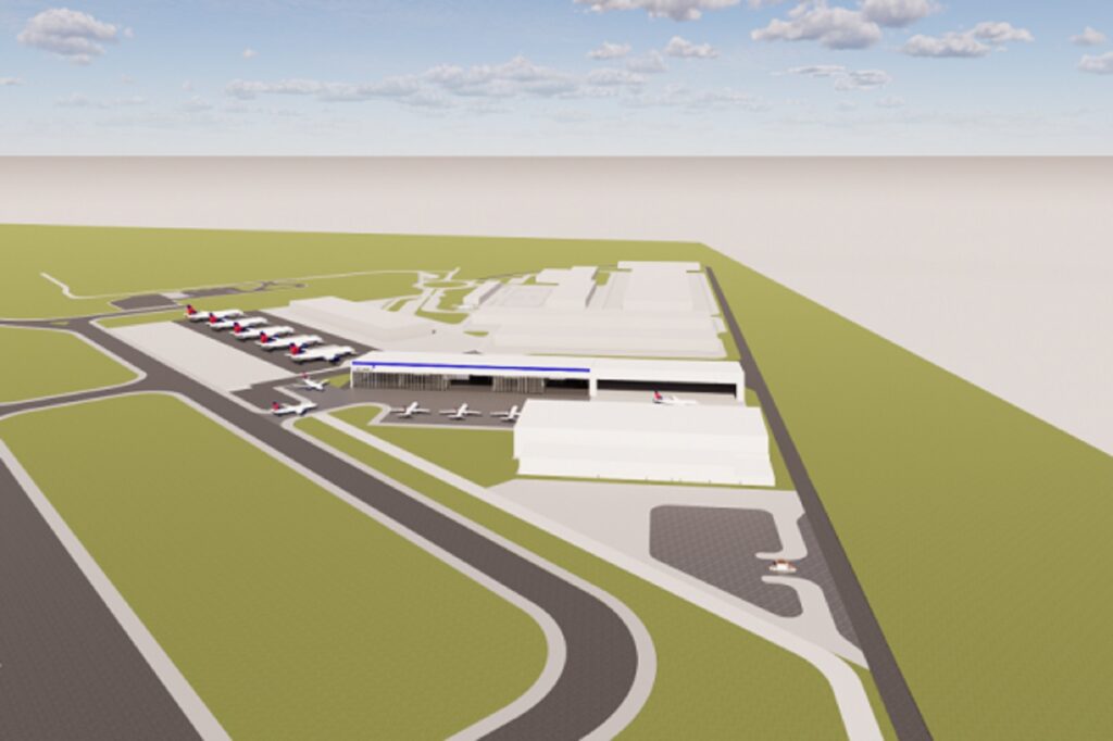 FL Technics MRO hangar facilities