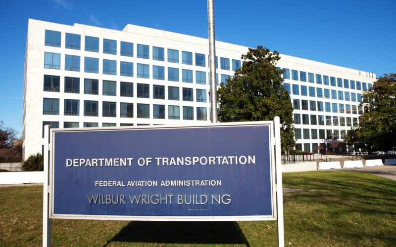 FAA Federal Aviation Administration building in Washington