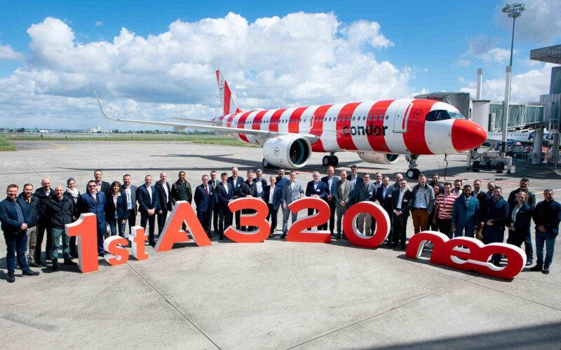 First A320neo delivery to Condor