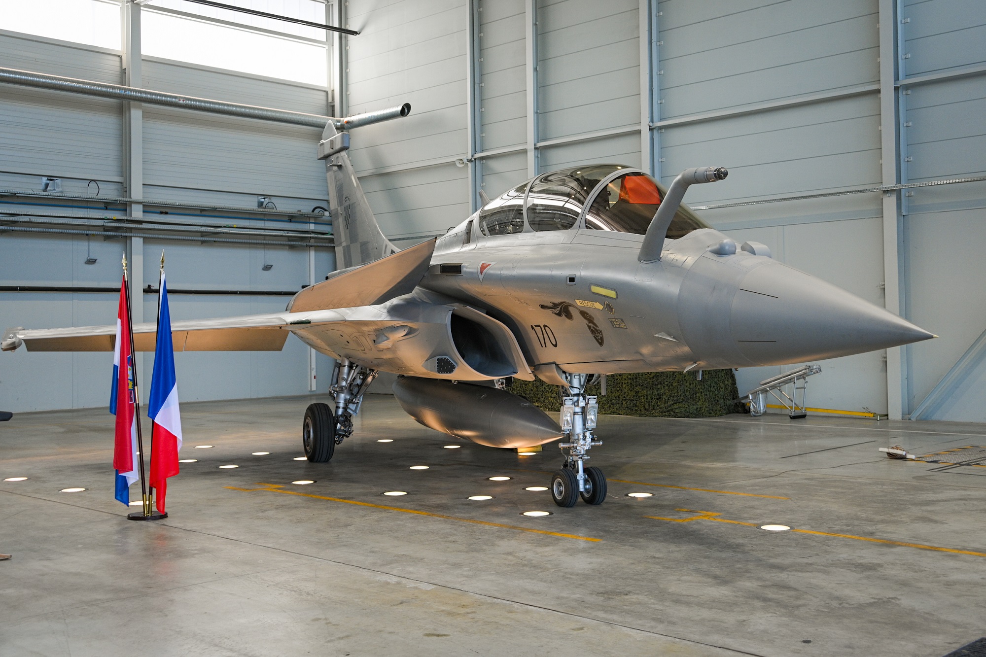 First Rafale fighter delivered to Croatian Air Force: video