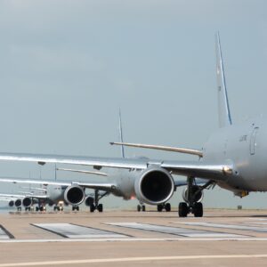 Boeing resumes 767F deliveries - Five KC 46A Pegasus Tankers 300x300 