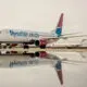 FlySafair B737 800 ZsSJS Water Reflection