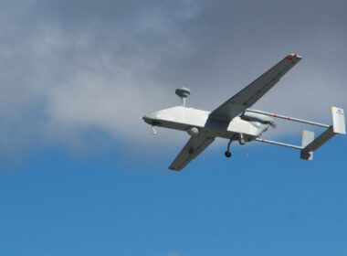 Forpost UAV in flight